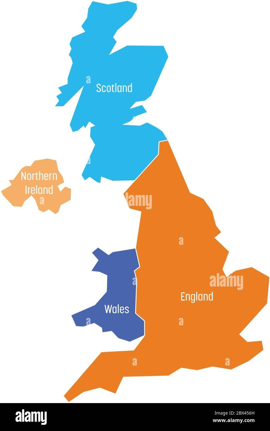 Printable Map Of Ireland And England