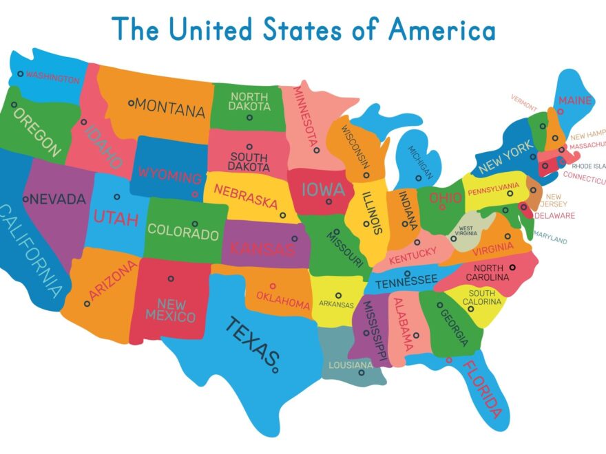United States Map Printable