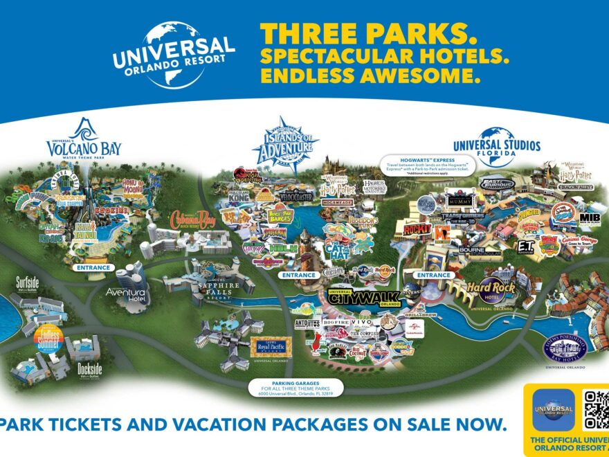 Universal Orlando Resort Map