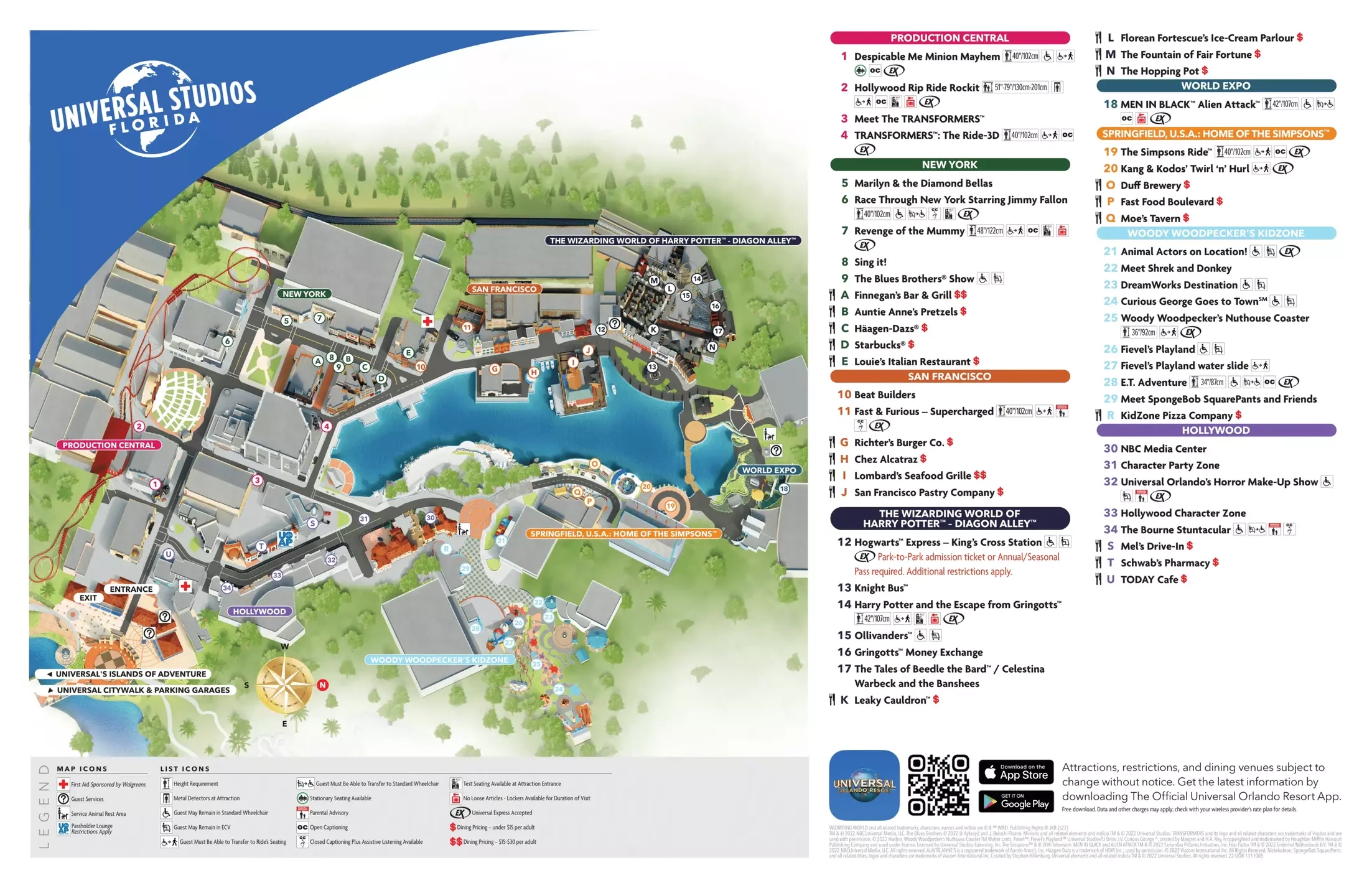 Universal Orlando Map Printable