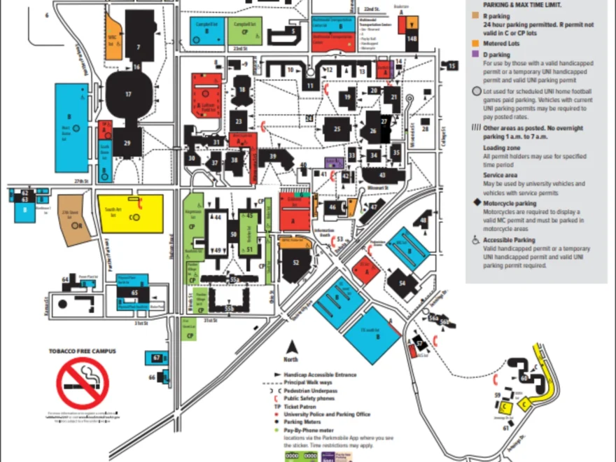 University Of Northern Iowa Campus Map 2024 All Maps