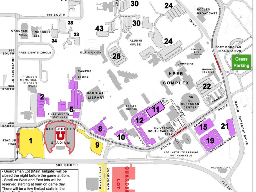 University Of Utah On X Please Note Parking Lot Changes Due To Tomorrow s Utah Football Game Printable Parking Map Https t co uKMaCkqpur Message From Administration Https t co SaLHnzRSEr Https t co SkWJ17WUU4 X