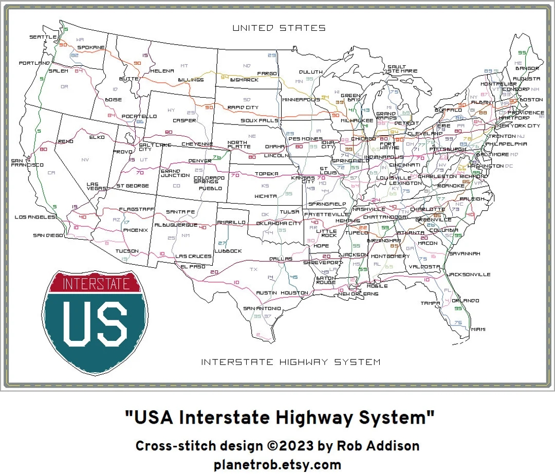 Printable Us Interstate Highway Map Printable Us Interstate Highway Map
