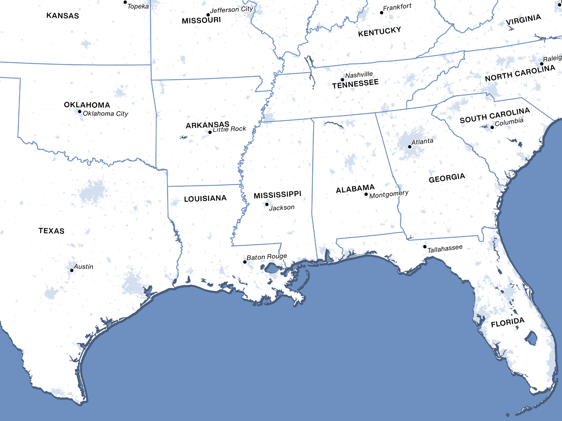 United States Map With Capitals Printable