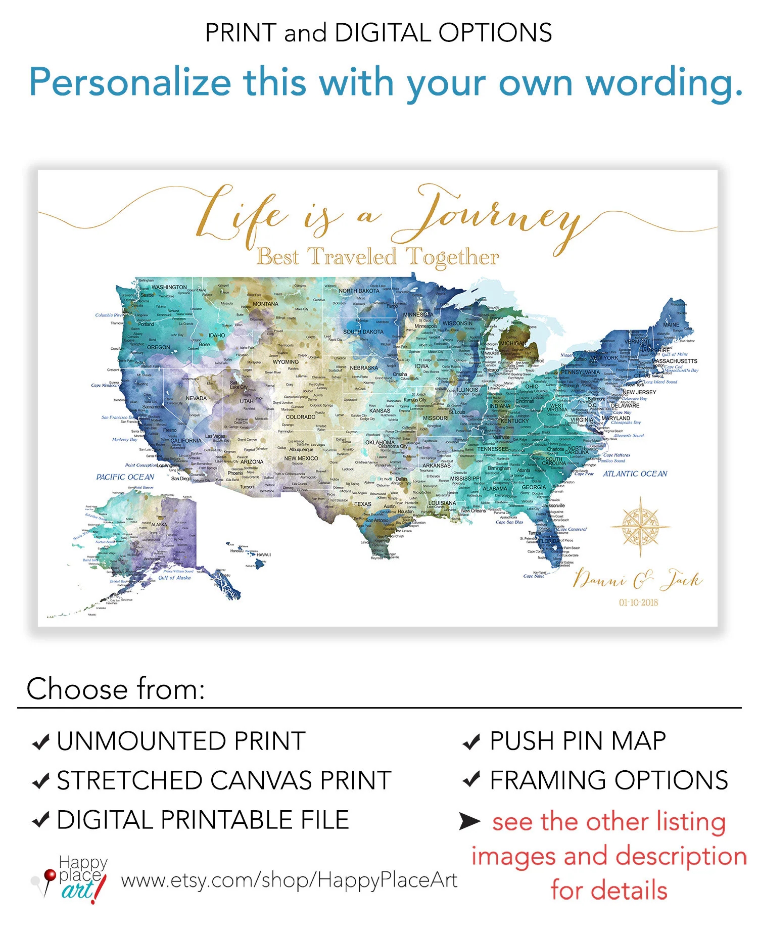 Travel State Map Printable Travel State Map Printable