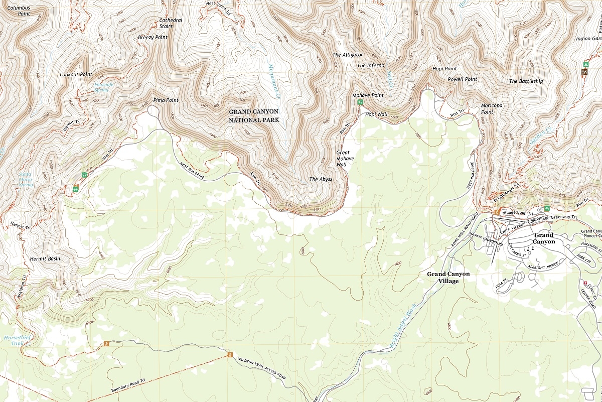 USGS Topographic Maps WhiteClouds