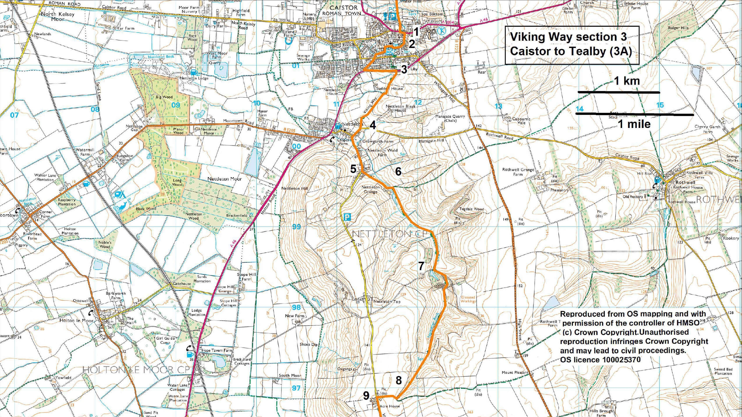Viking Way 03 Caistor To Tealby Walk Visit Lincolnshire