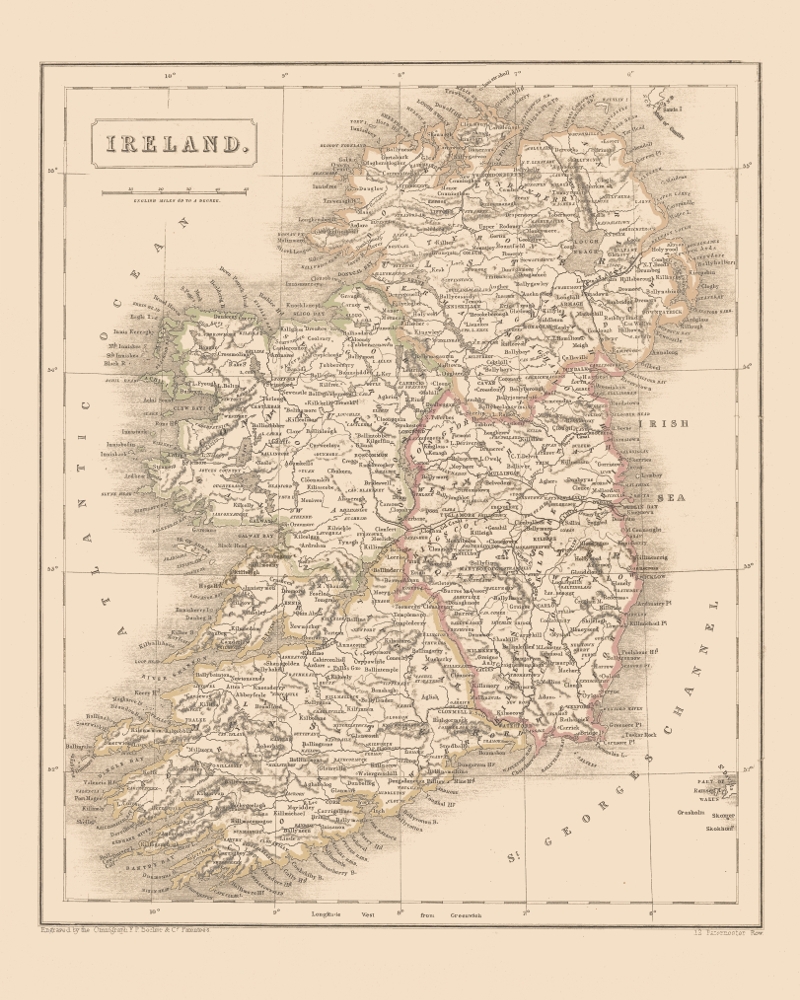 Vintage Maps Of Ireland KOBEICA BLOG