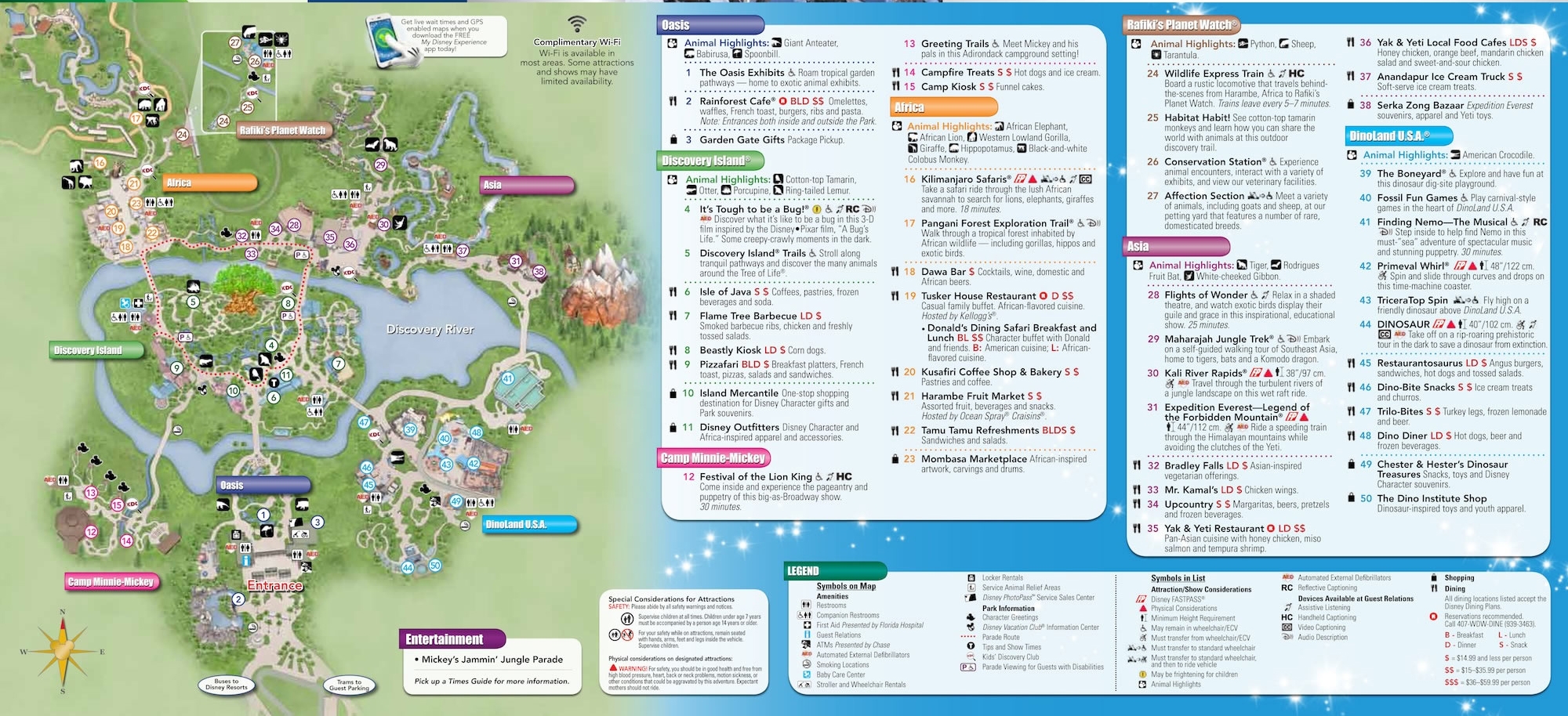 Walt Disney World Maps For Theme Parks Resorts Transportation Downtown Disney And Water Parks KennythePirate
