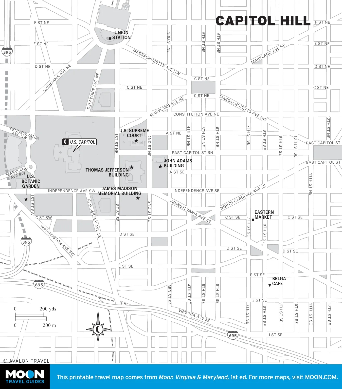 Free Printable Map Of Washington Dc