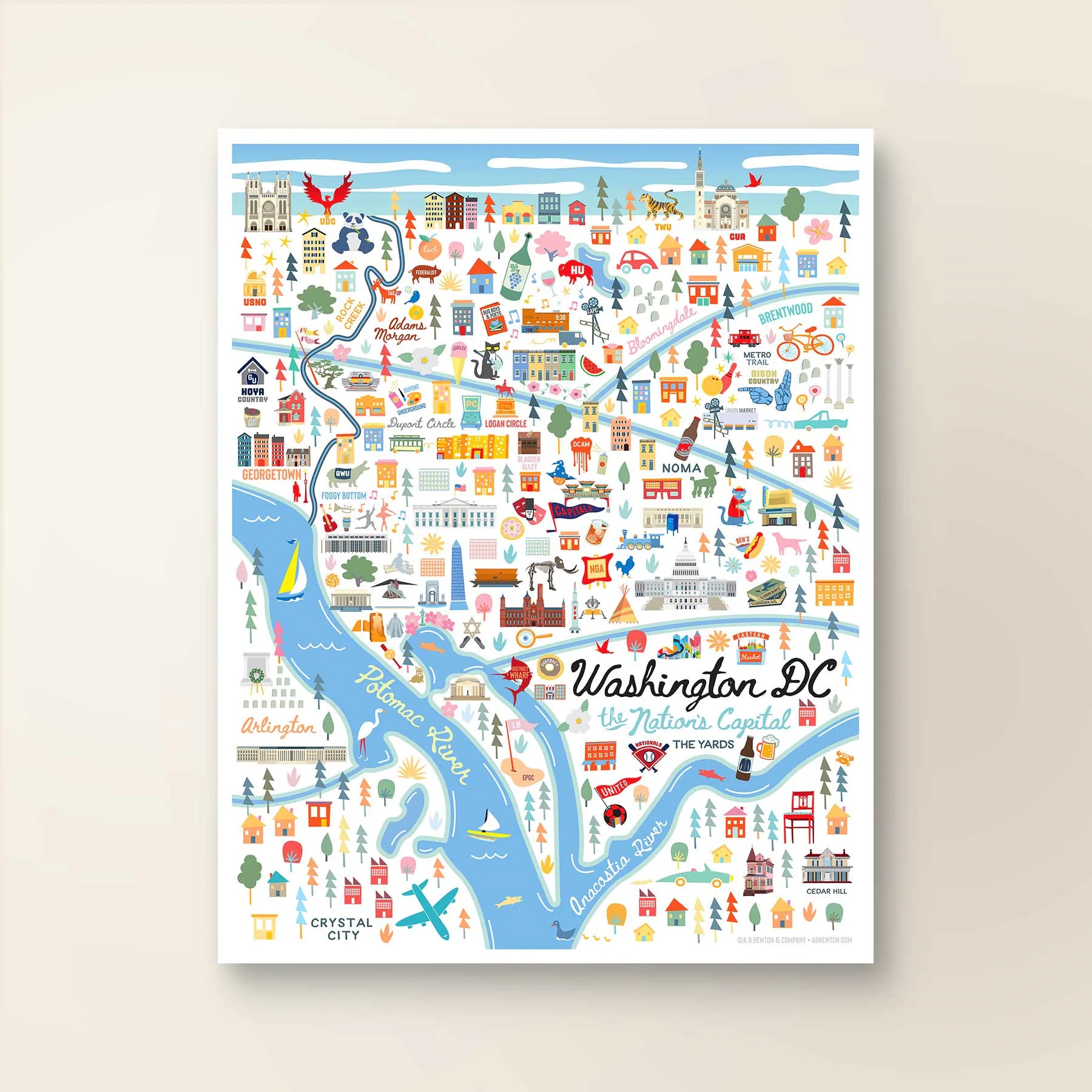 Washington Dc Downtown Map Printable