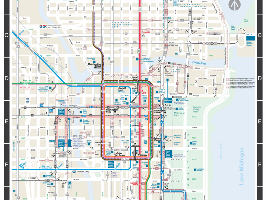 Web based Downtown Map CTA