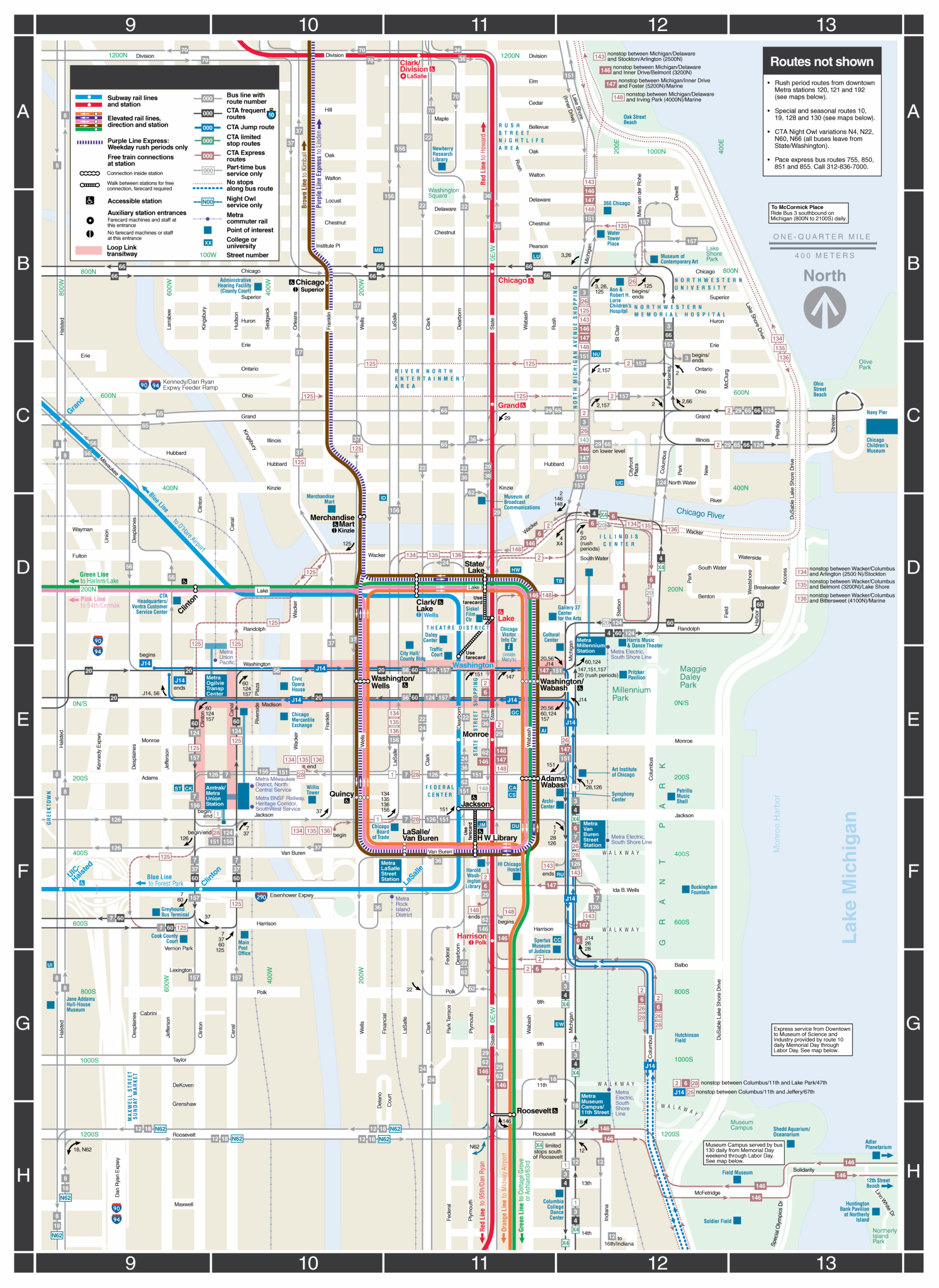 Web based Downtown Map CTA