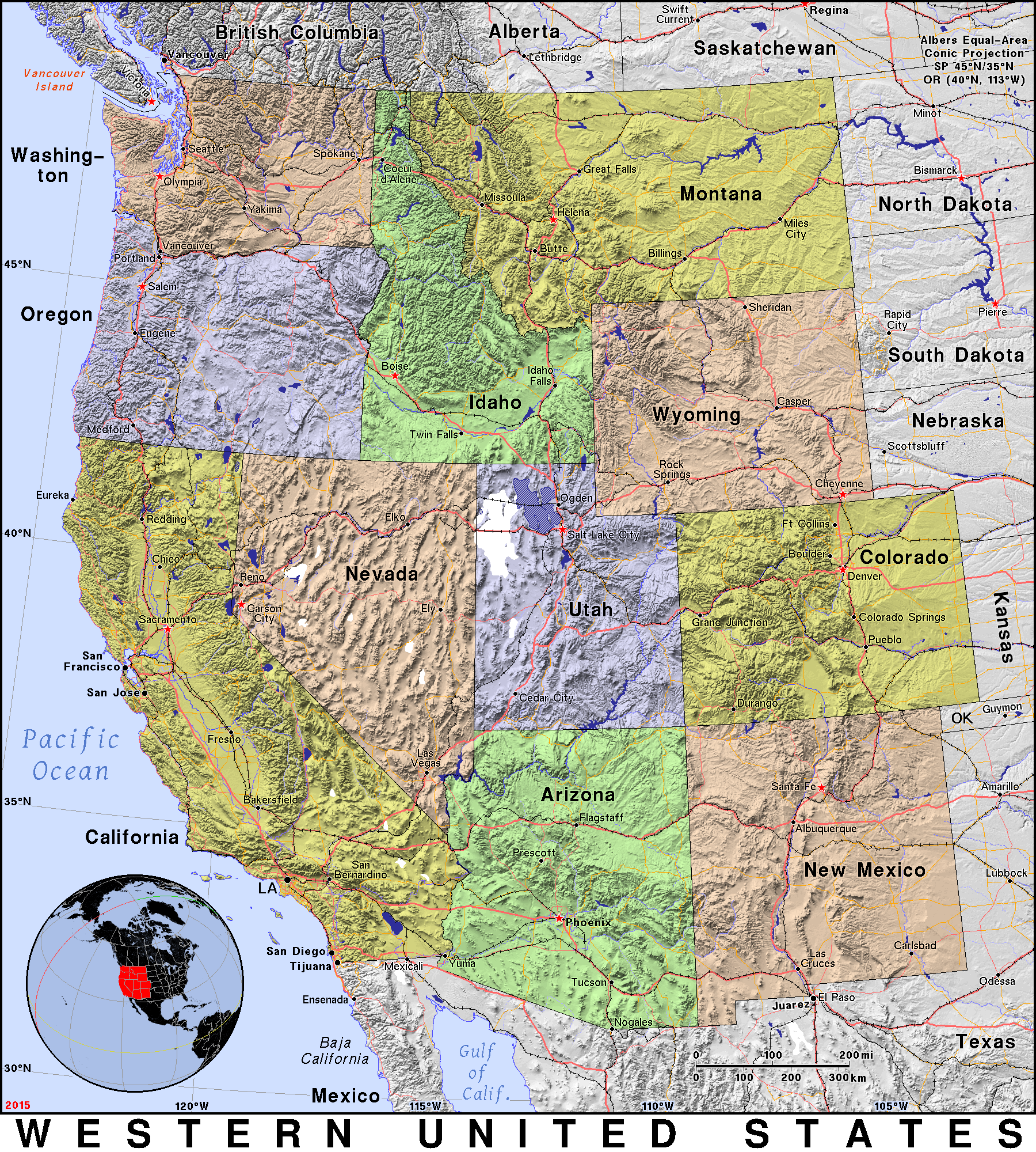 Free Printable Us Regions Map