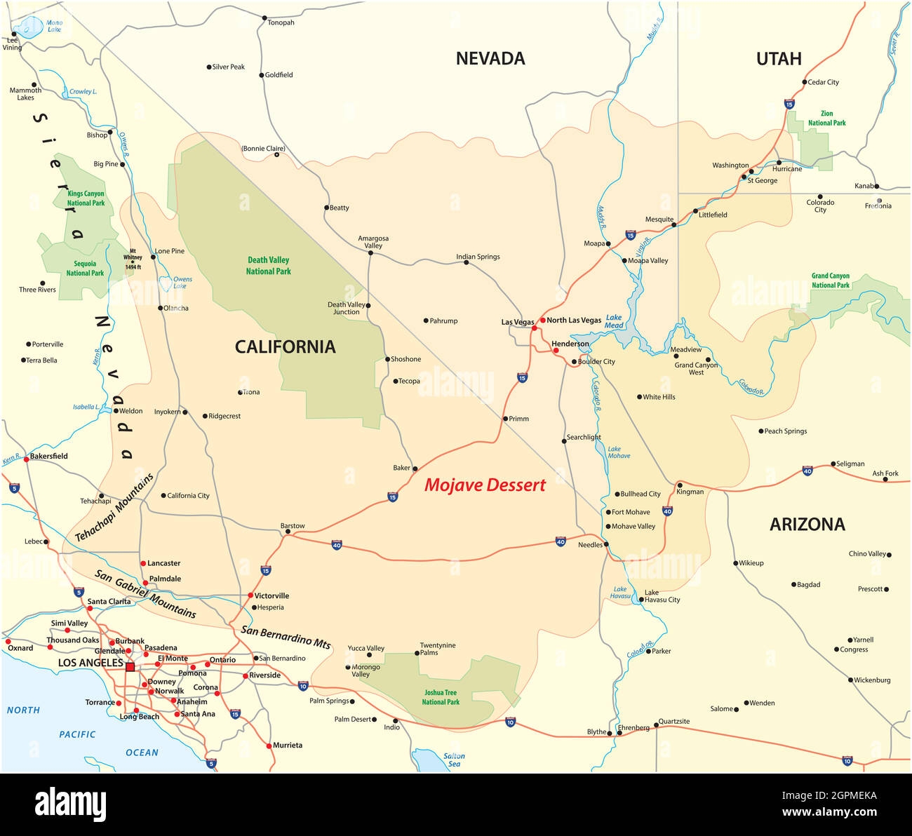 Printable Road Map Of Usa