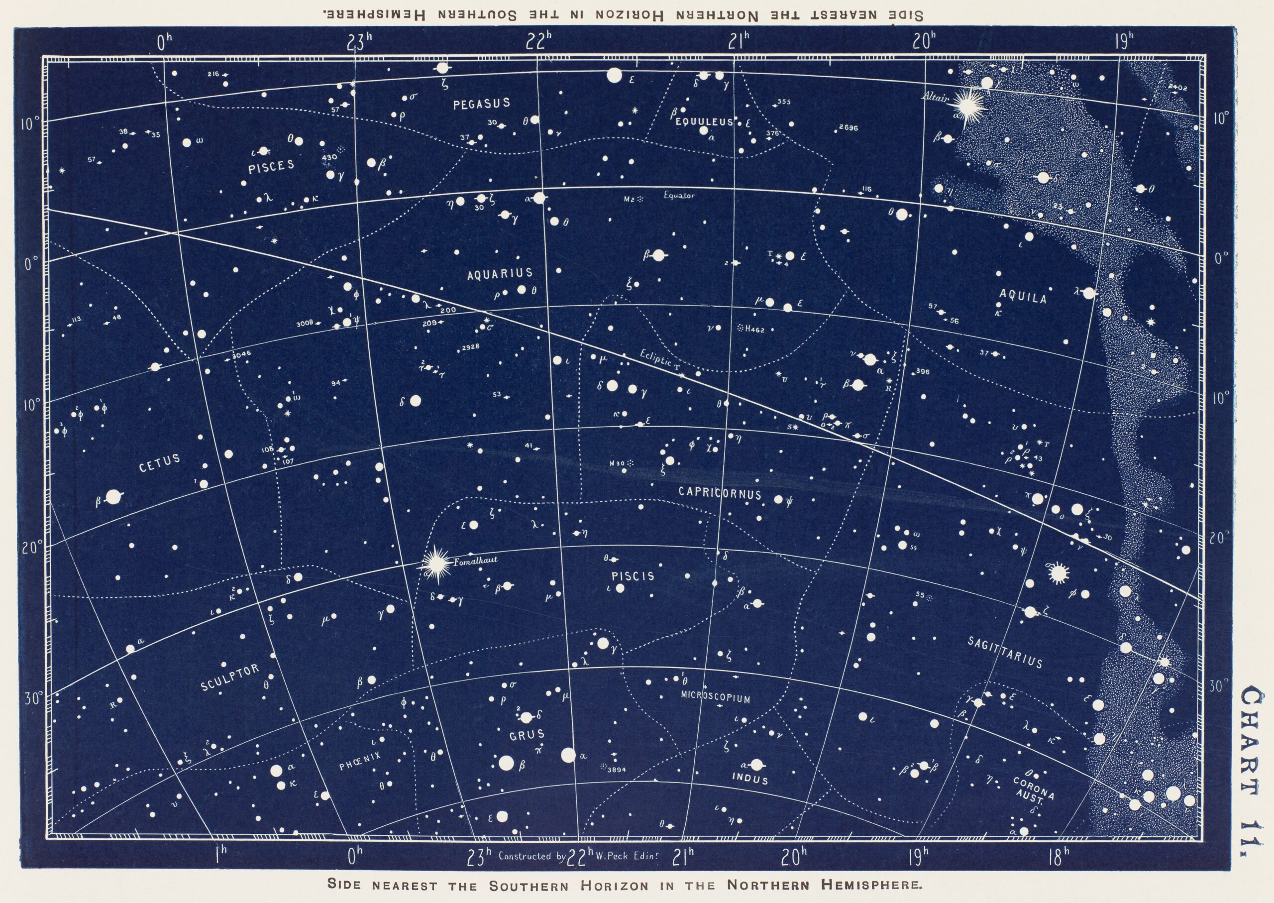 Printable Star Charts Sky Map Printable Star Charts Sky Map