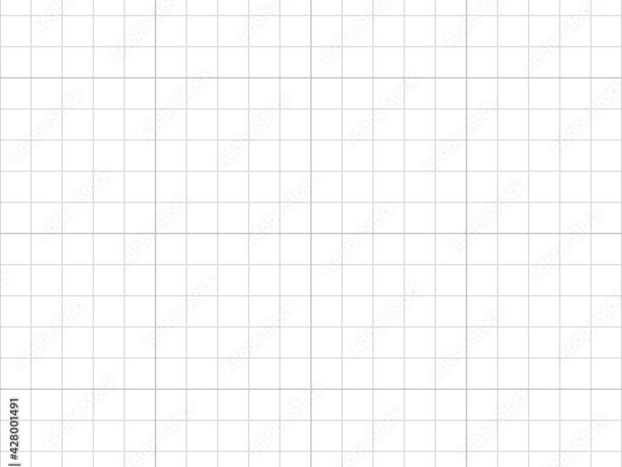 White Square Grid Background Notebook Paper Checkered Backdrop Of Map Grid Paper Long Banner Printable Geometric Design Elements Technical Architect Blank Graph Sketch Vector Illustration Stock Vector Adobe Stock
