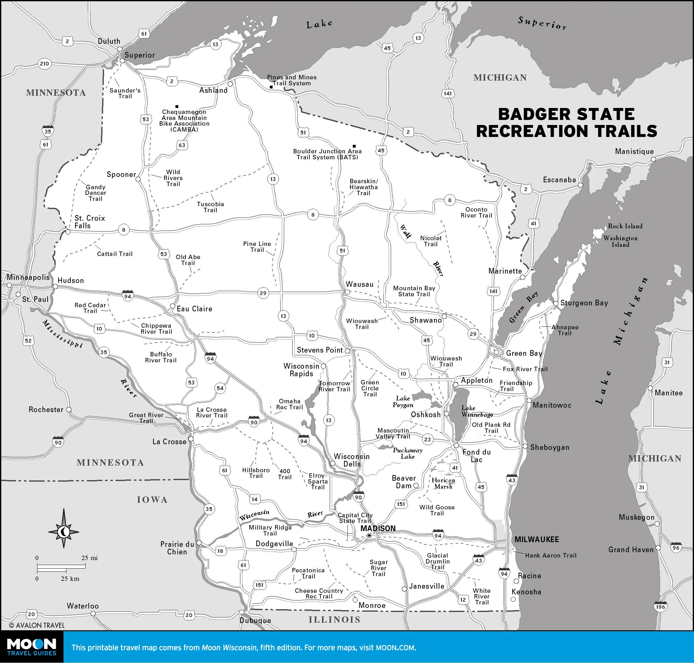 Wisconsin Moon Travel Guides