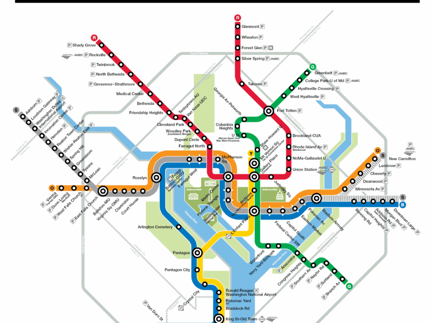 WMATA Map DC Metro Map For 2025 Not Bored In DC