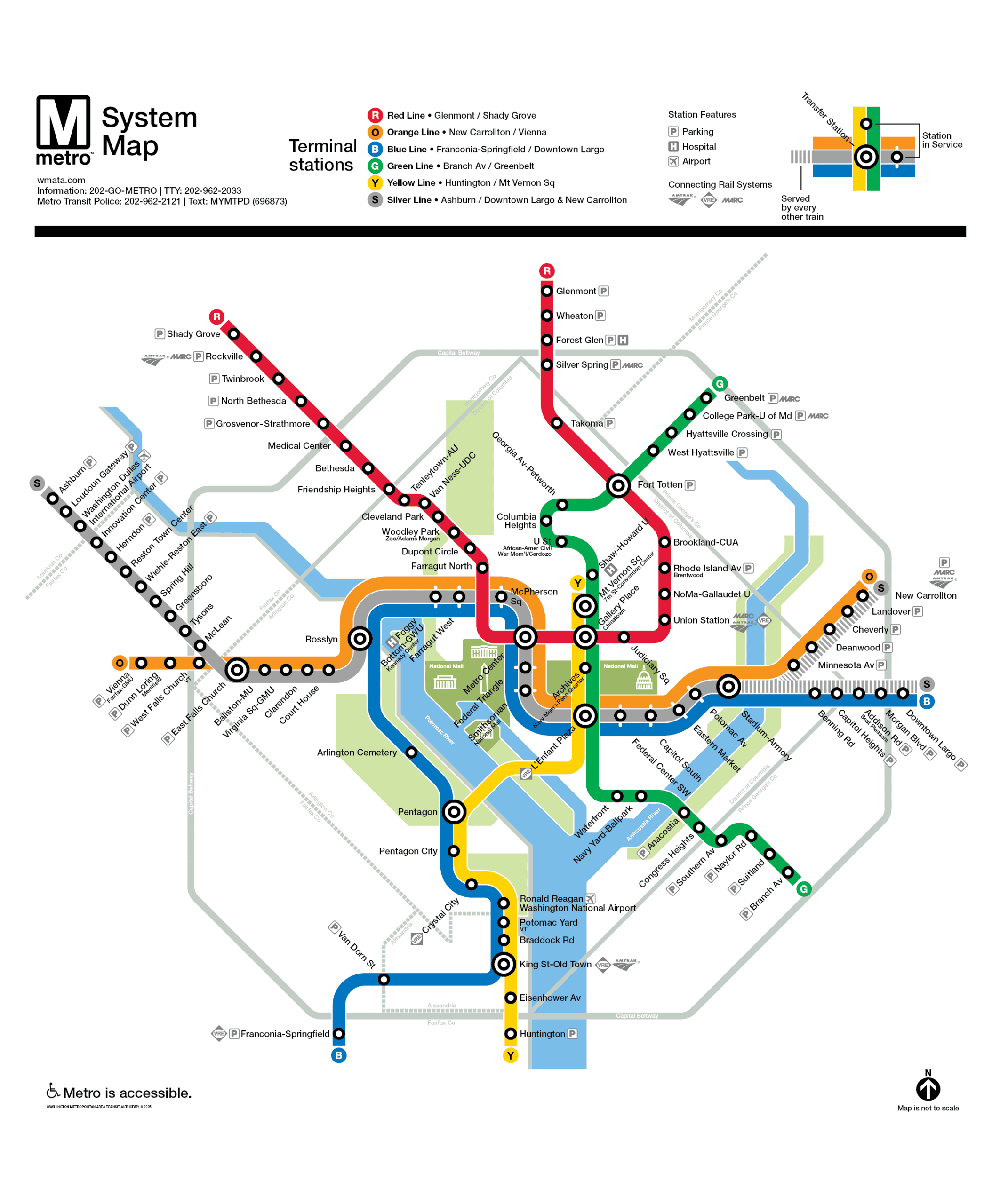 WMATA Map DC Metro Map For 2025 Not Bored In DC