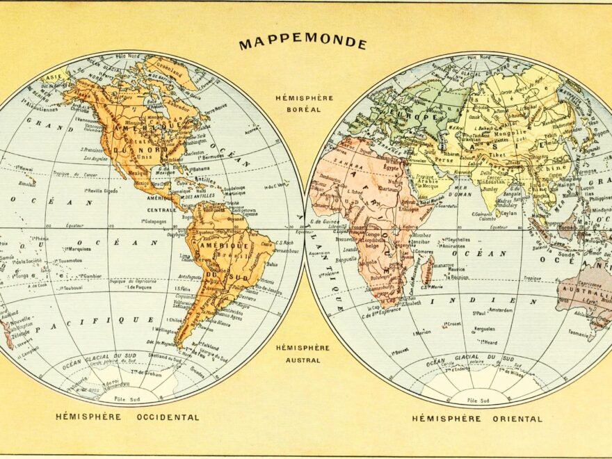 Wonderful Old Hemisphere Maps Of The World To Print Picture Box Blue Worksheets Library