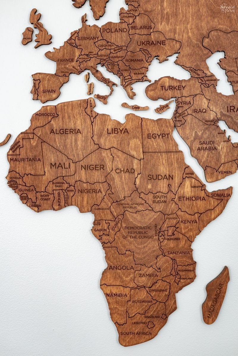 Wooden Map Wall Art Free Printable Vintage Maps The Navage Patch