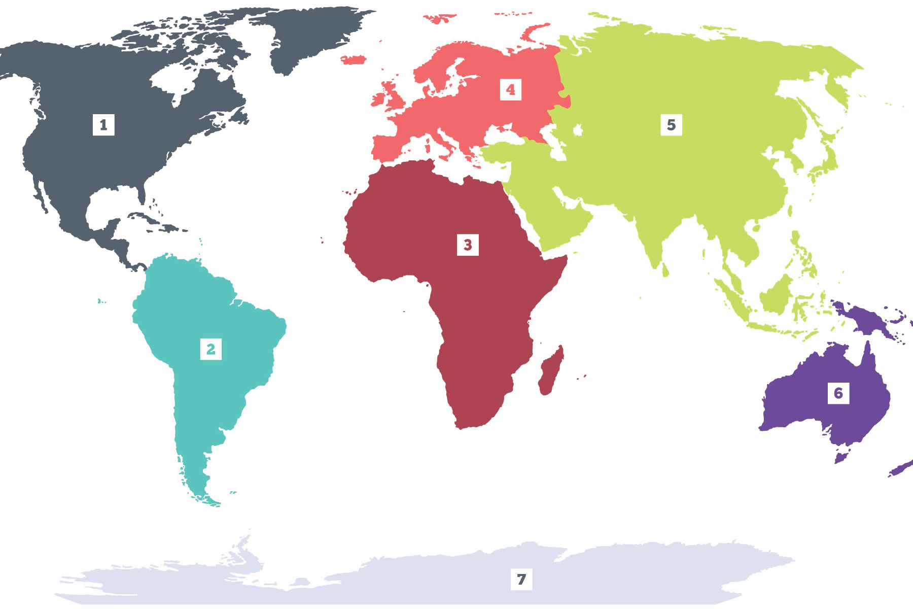 Free Printable Blank World Map Continents