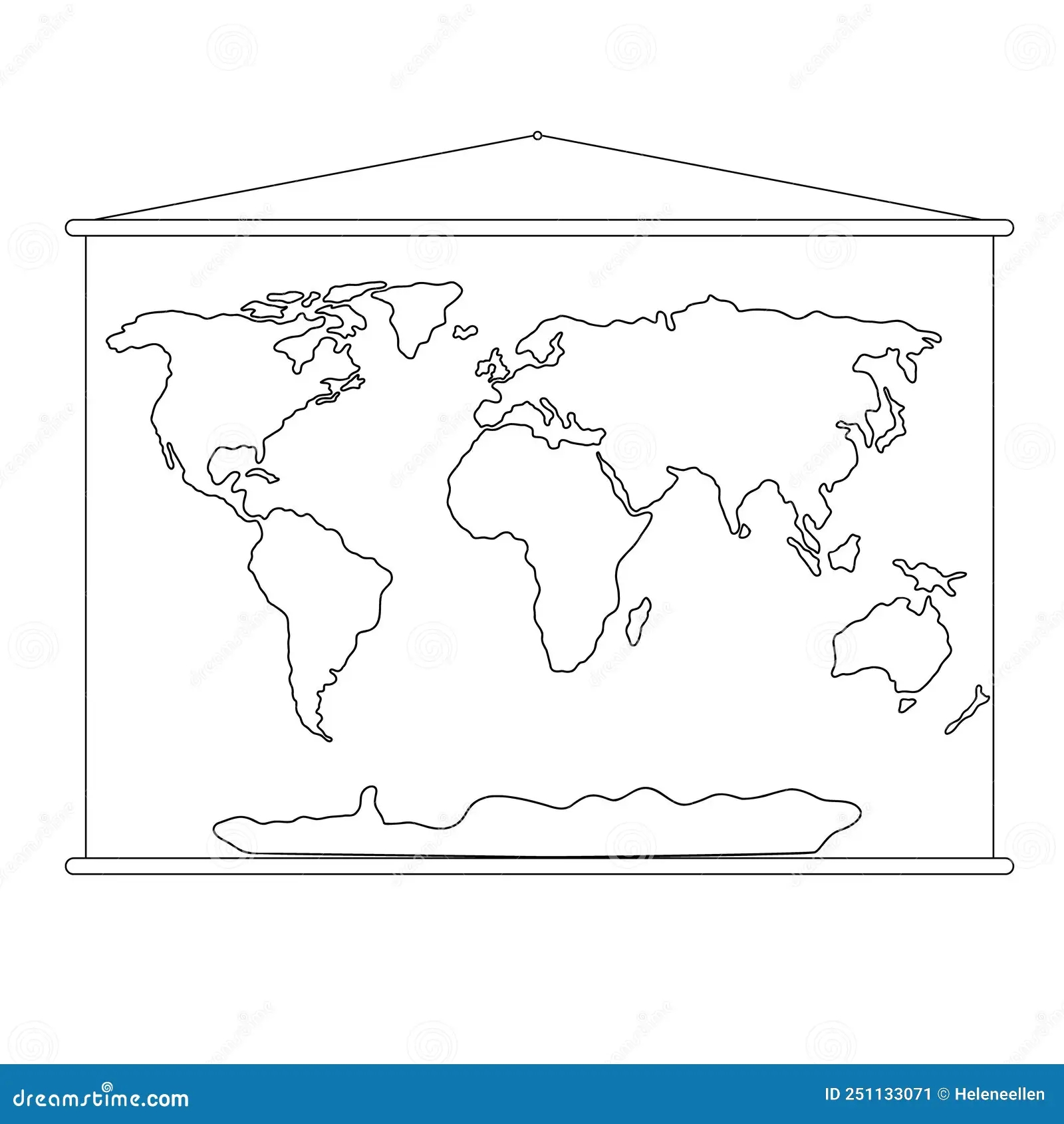 Printable Blank World Map For Students