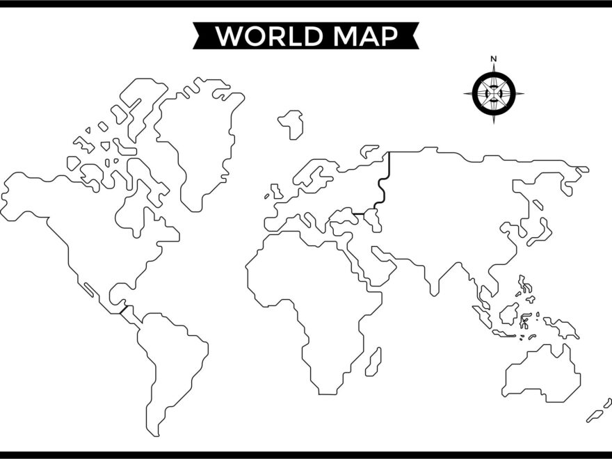 World Outline Map Davidpercimonvi1989 s Ownd