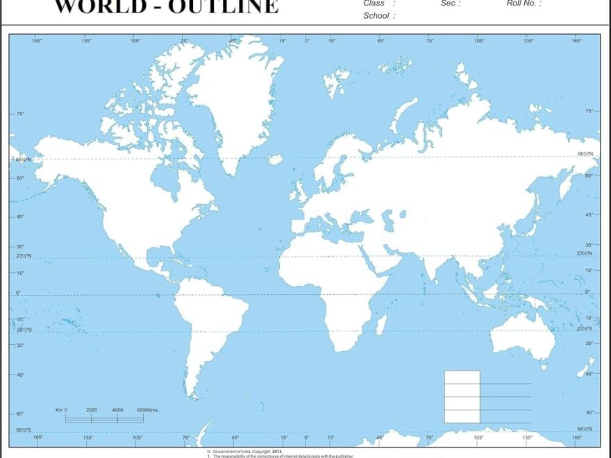 World Political World Physical Each 100 Nos Outline Map A4 Size 200 Maps Multipurpose Map For School College Assignments Projects Practical BMSA Amazon in Books