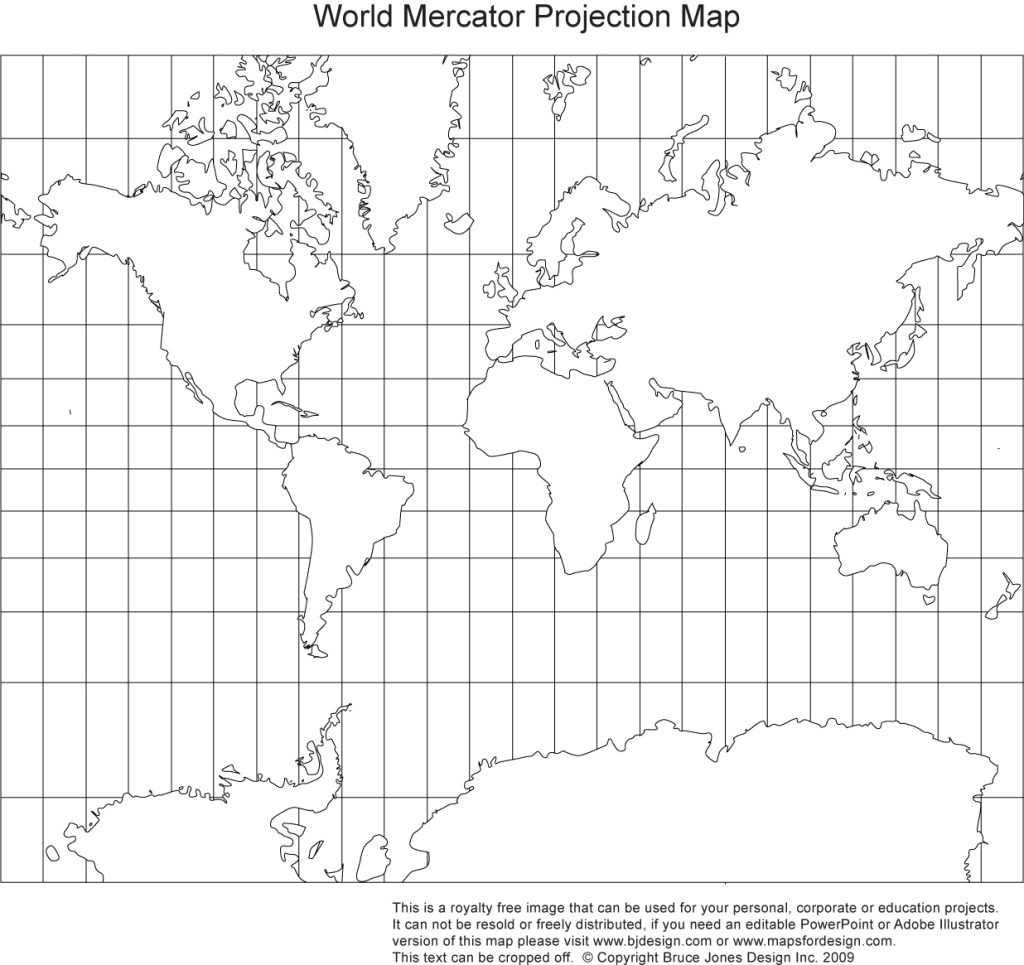 Blank World Map With Country Borders Printable