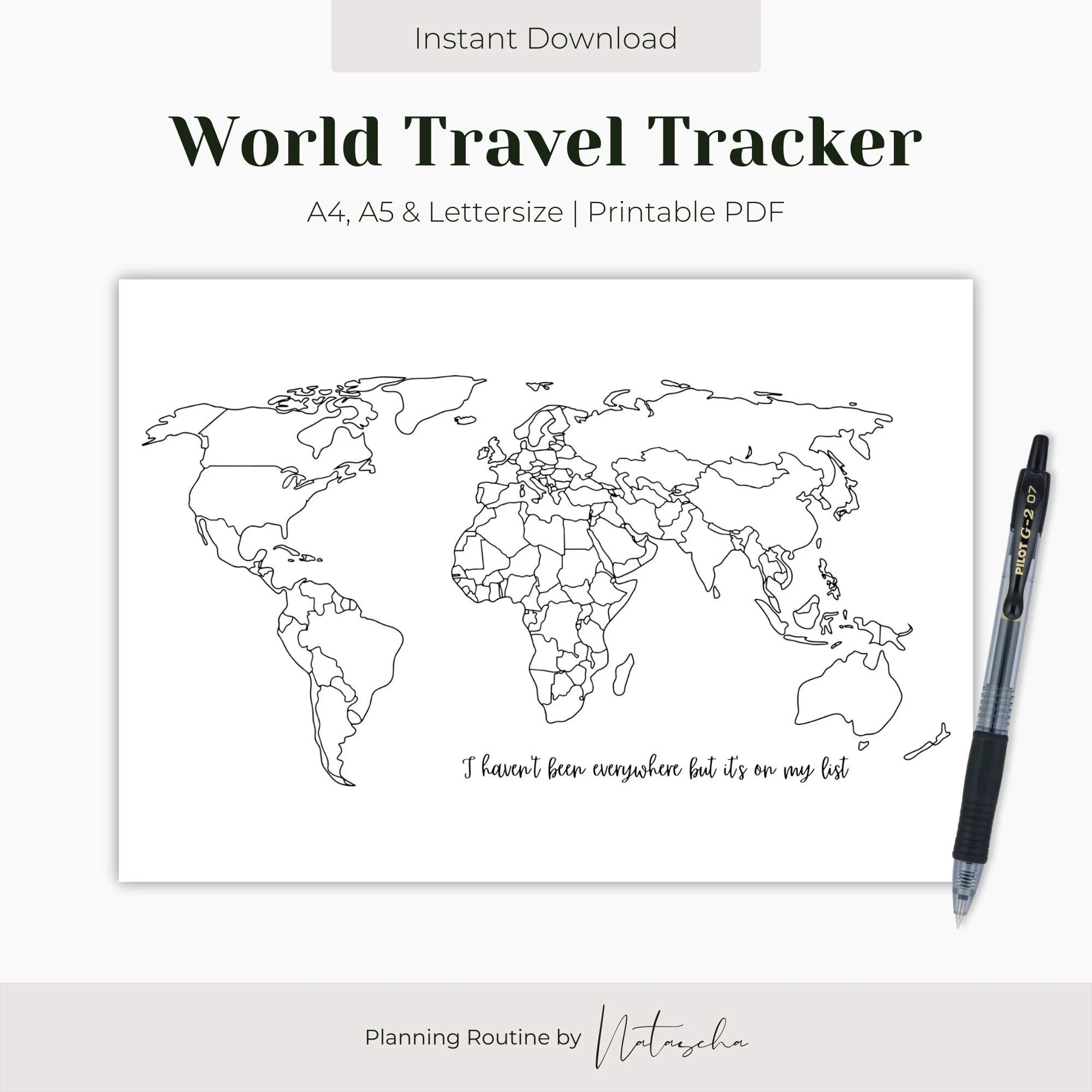 Printable Map For Traveling