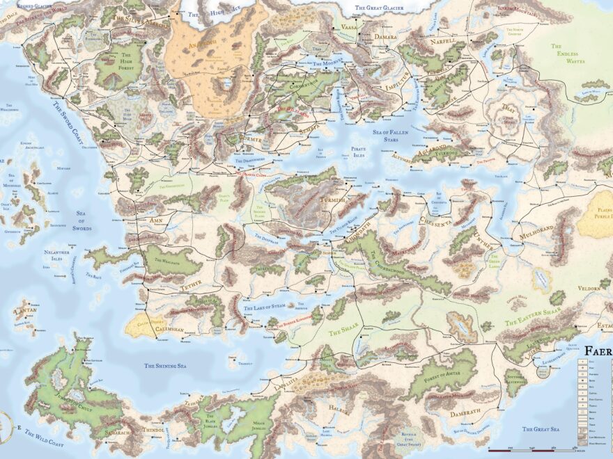 WOTC 3rd Edition Faerun Map R dndmaps