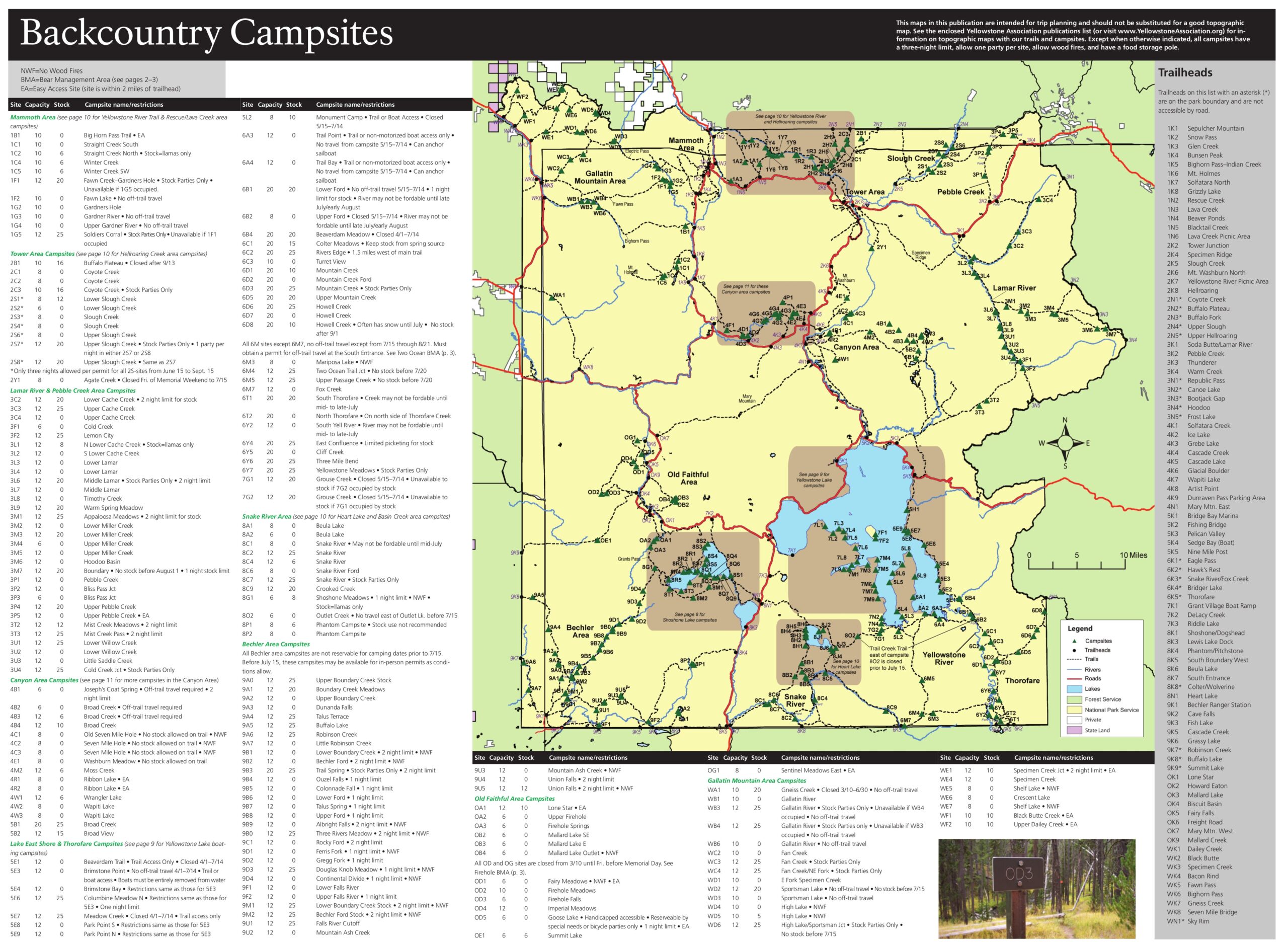 Yellowstone Maps NPMaps Free National Park Maps