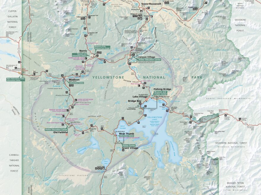 Yellowstone Maps NPMaps Free National Park Maps