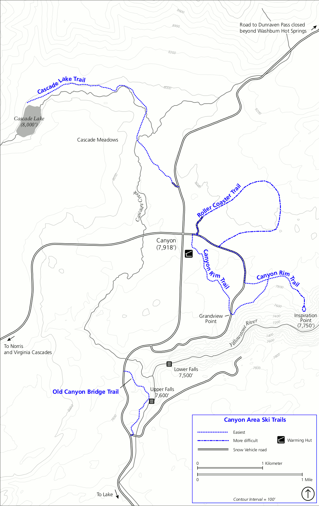 Yellowstone Maps NPMaps Free National Park Maps