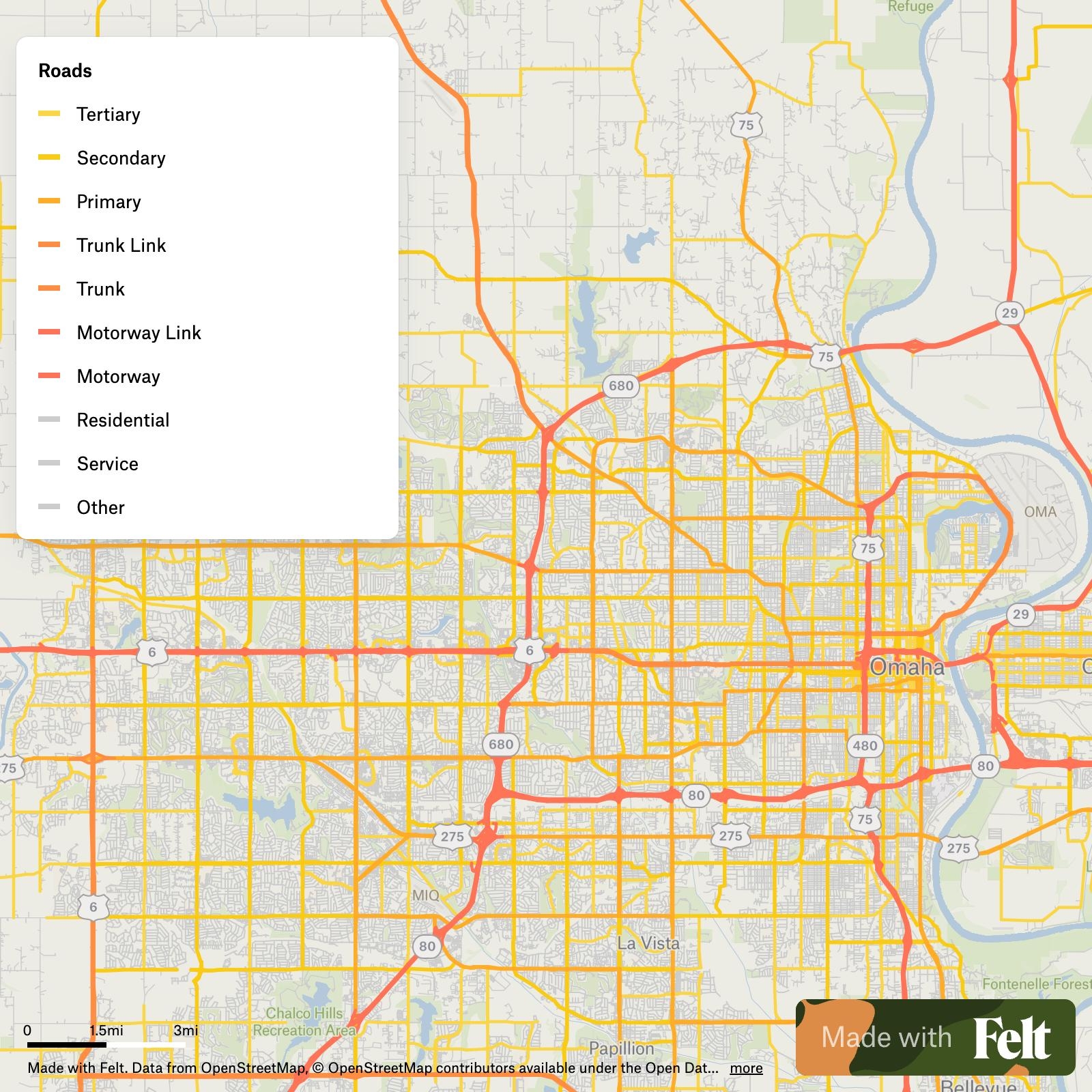 Omaha Zip Code Map Printable